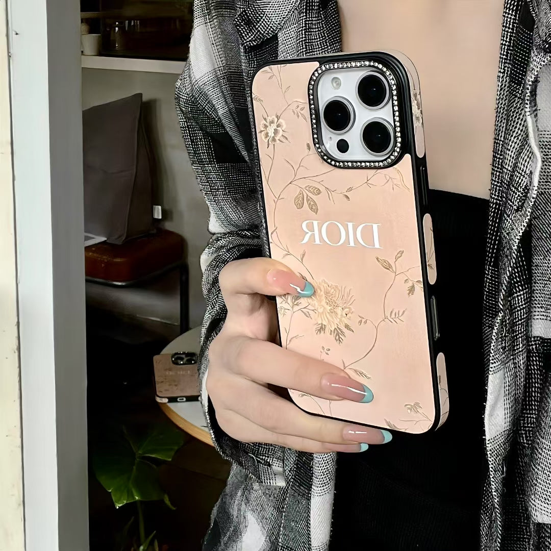 CD iPhone Case – Elegant Floral Design