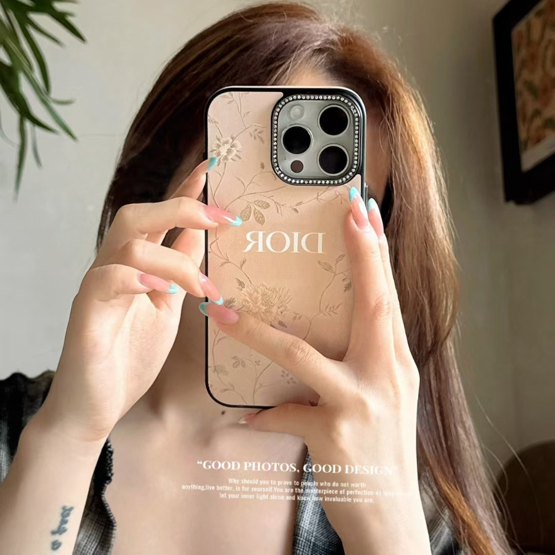CD iPhone Case – Elegant Floral Design