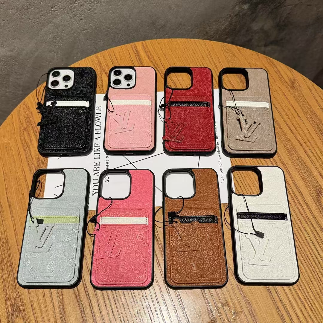 LV card wallet iPhone cases