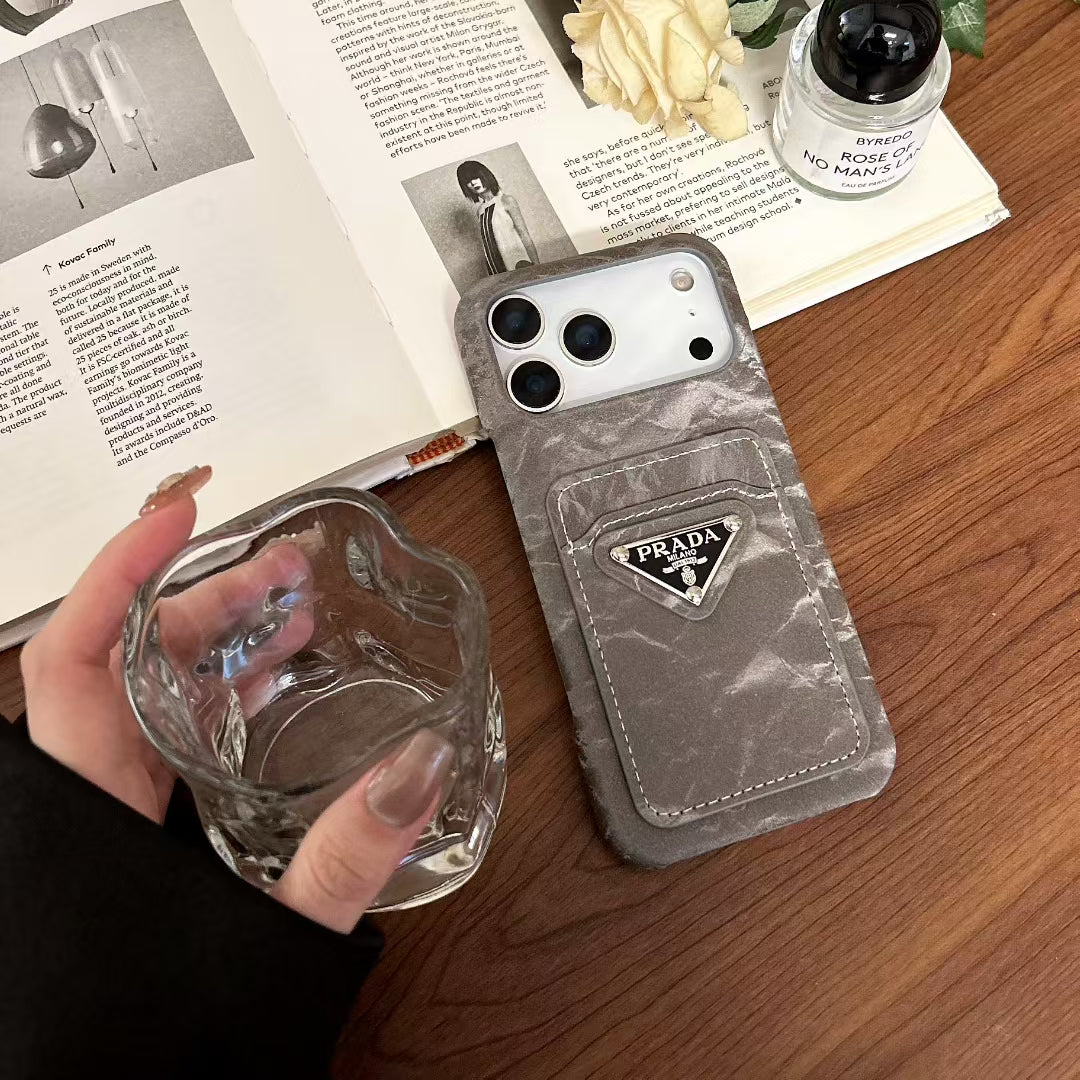 Prada Iphone Card Holder Case