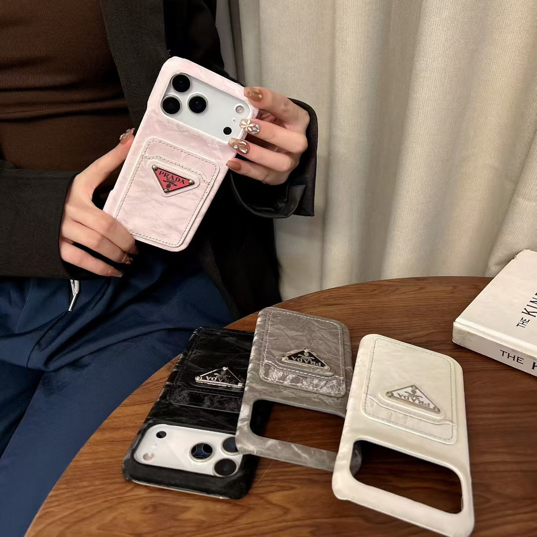 Prada Iphone Card Holder Case