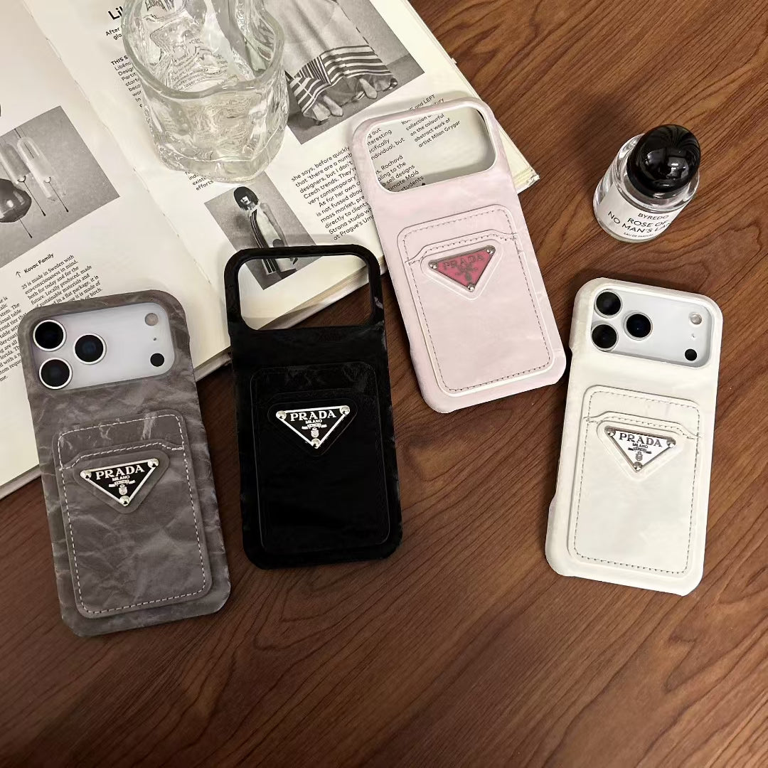 Prada Iphone Card Holder Case