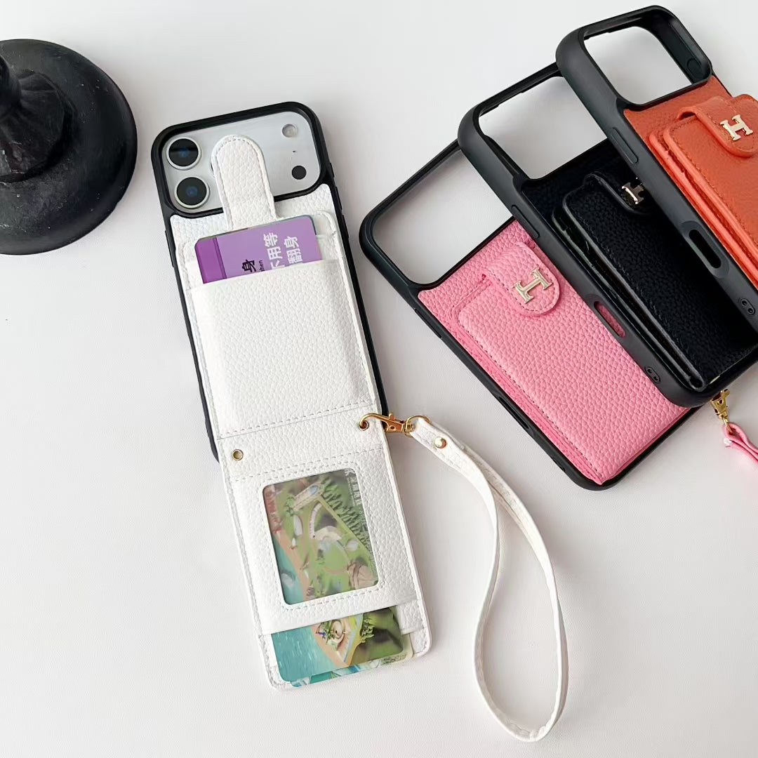 Luxury Phone Case Wallet - Premium Card Holder Cover