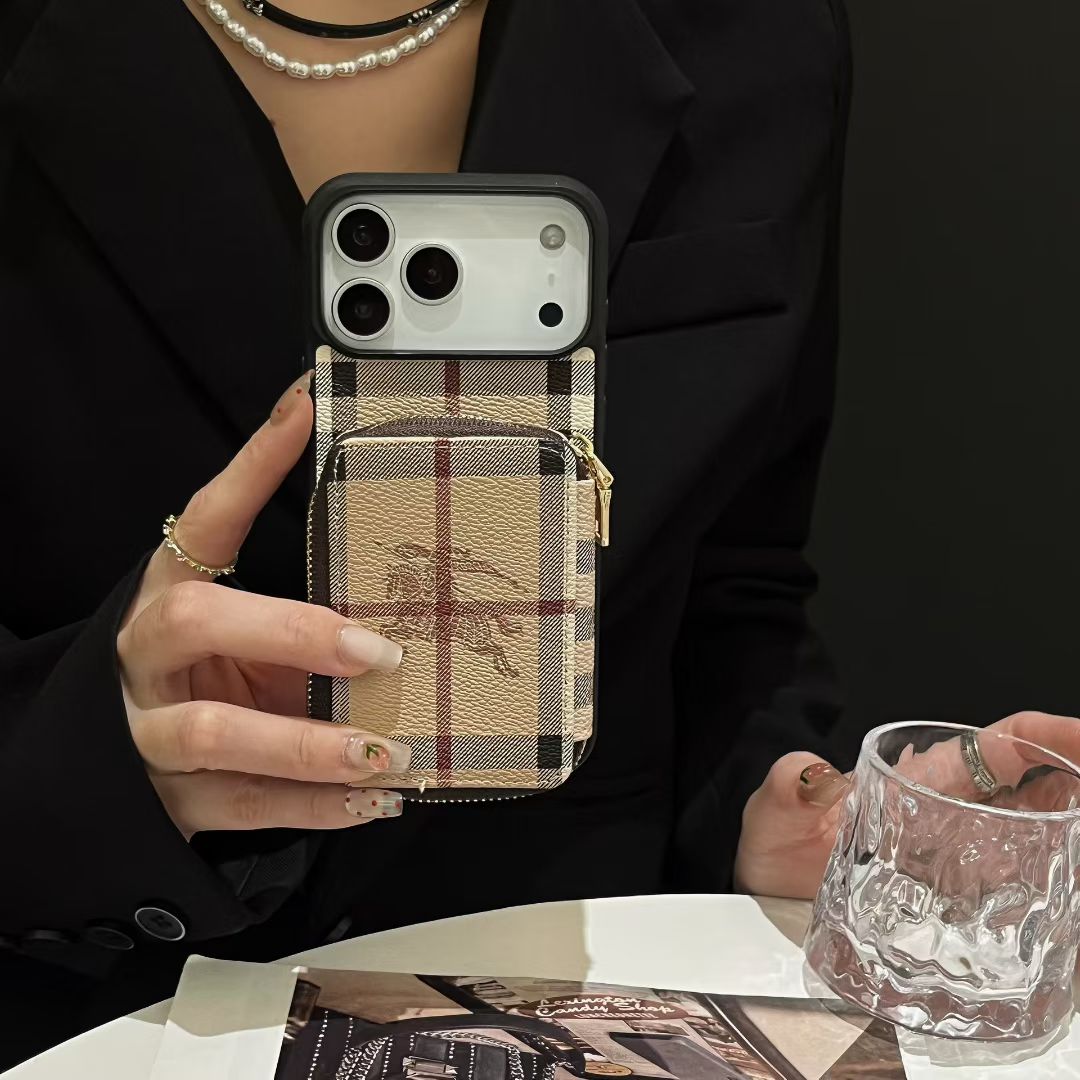 monogram LV wallet iPhone cases