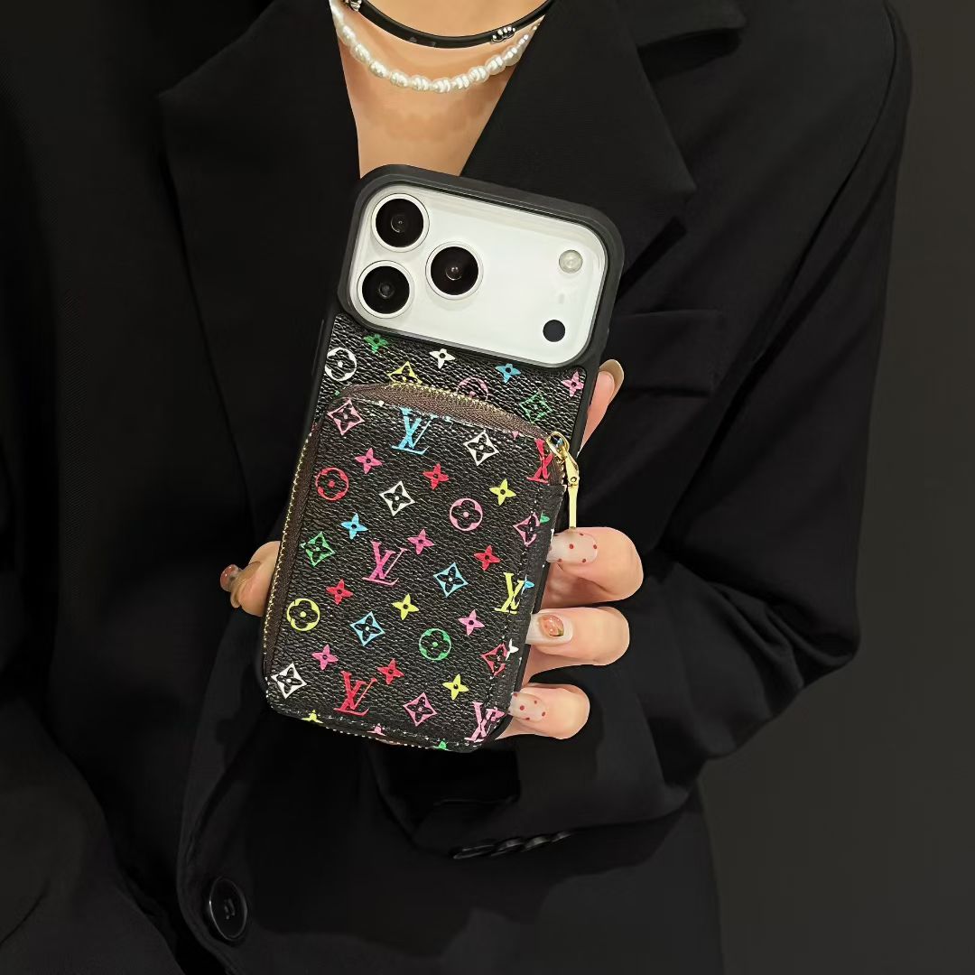 monogram LV wallet iPhone cases