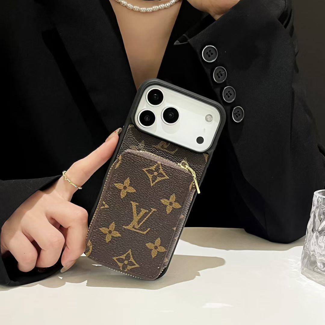 monogram LV wallet iPhone cases
