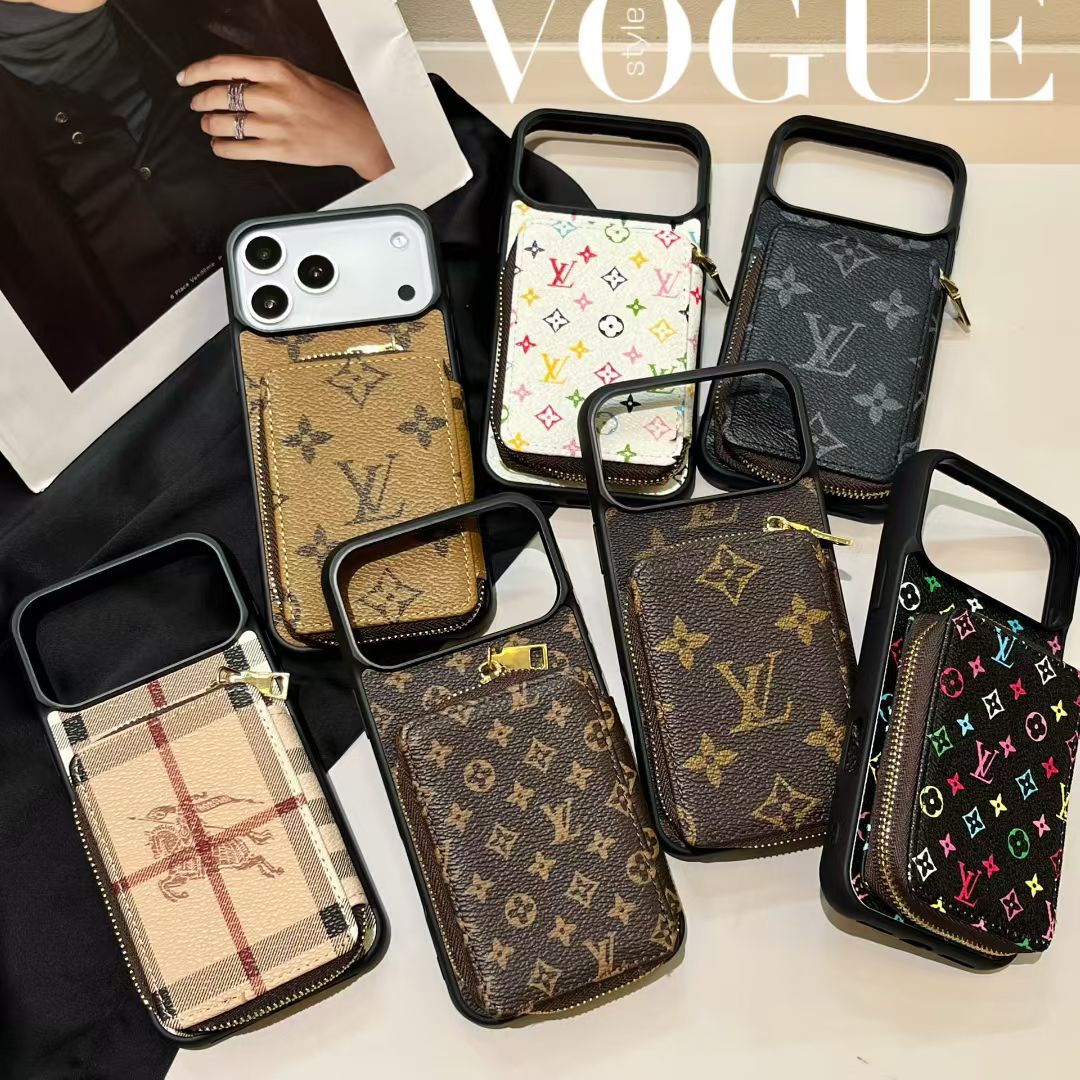 monogram LV wallet iPhone cases