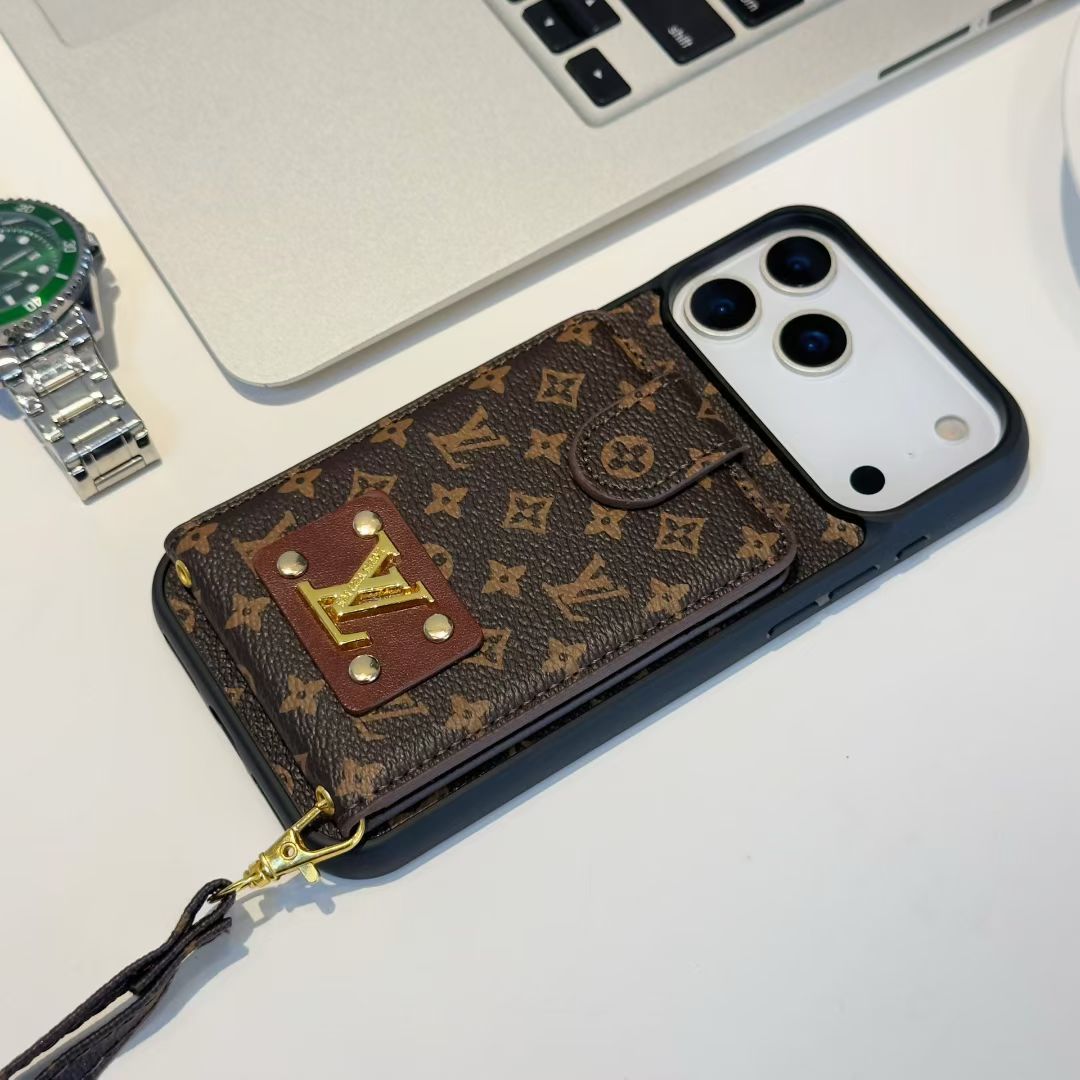 LV iPhone Wallet Cases
