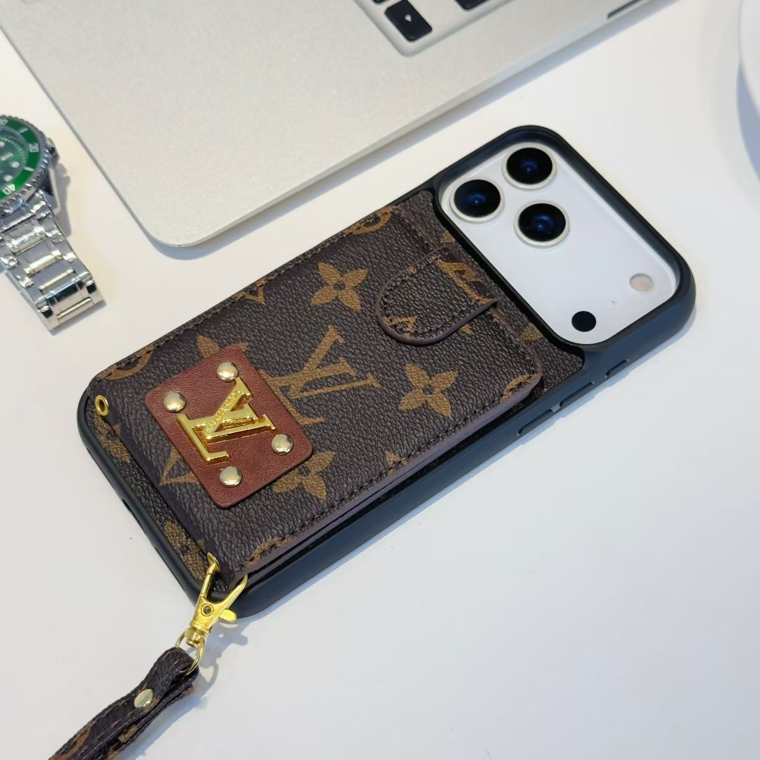 LV iPhone Wallet Cases