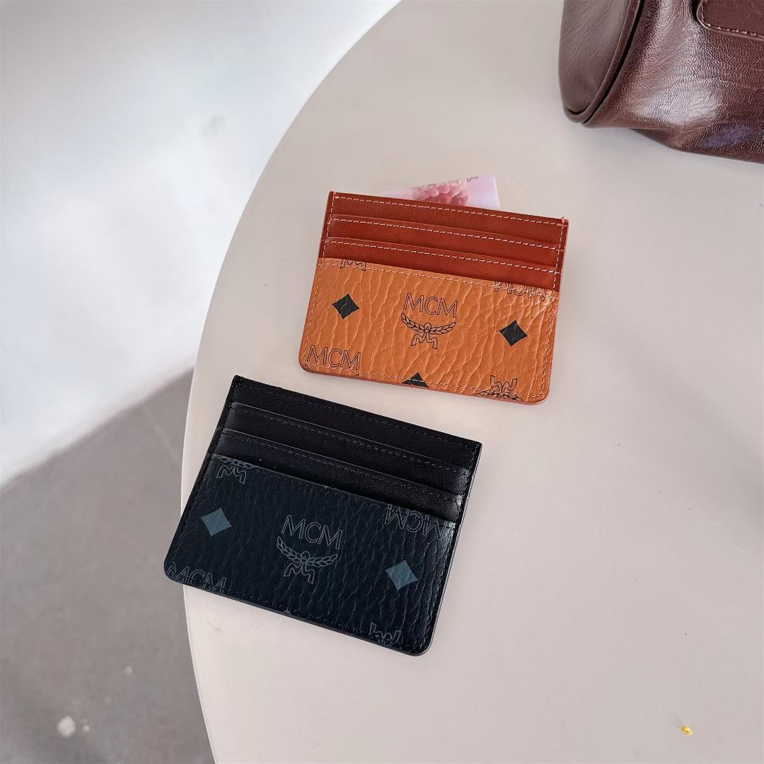 Mini Aren Card Case in Visetos