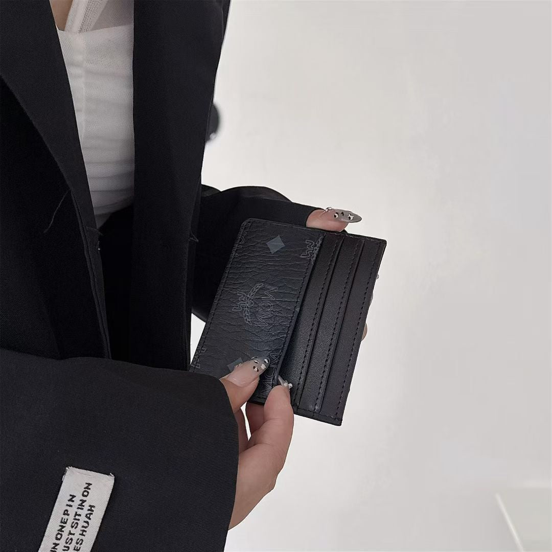 Mini Aren Card Case in Visetos