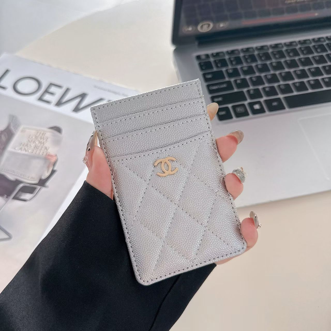 chanel wallet card