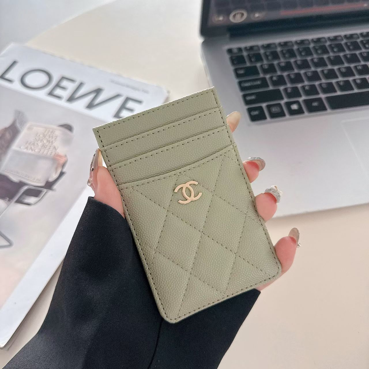 chanel wallet card