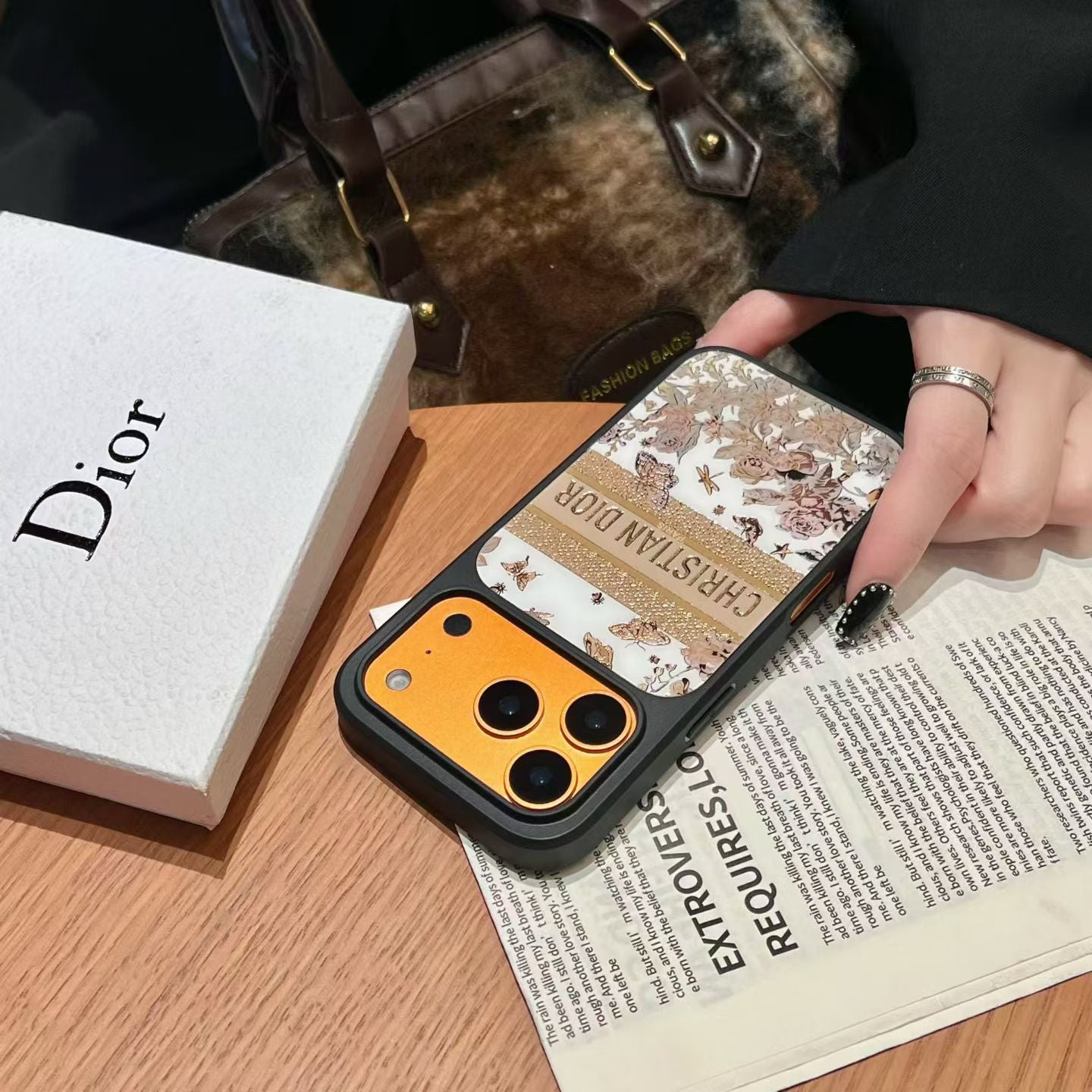 Luxury Dior Floral Phone Case -