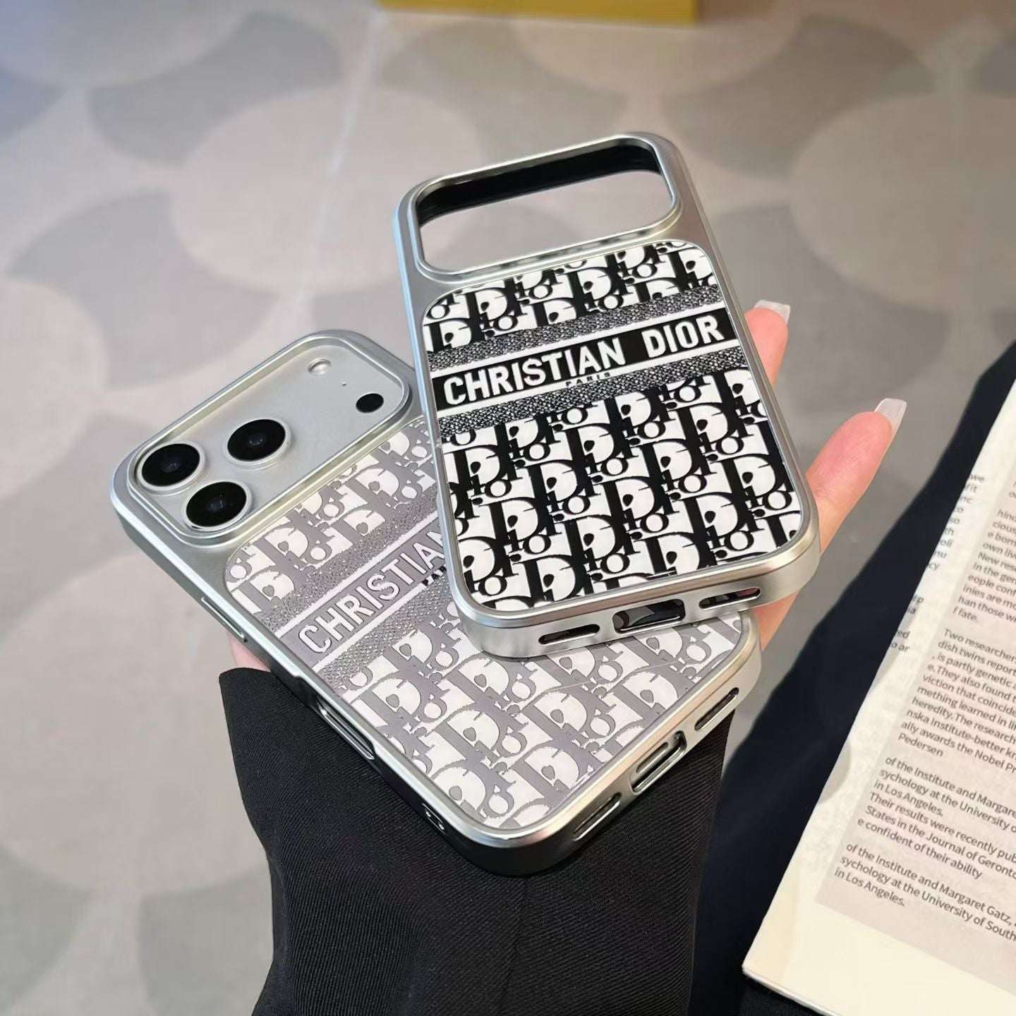 Dior Metal Phone Case - Aluminum Designer