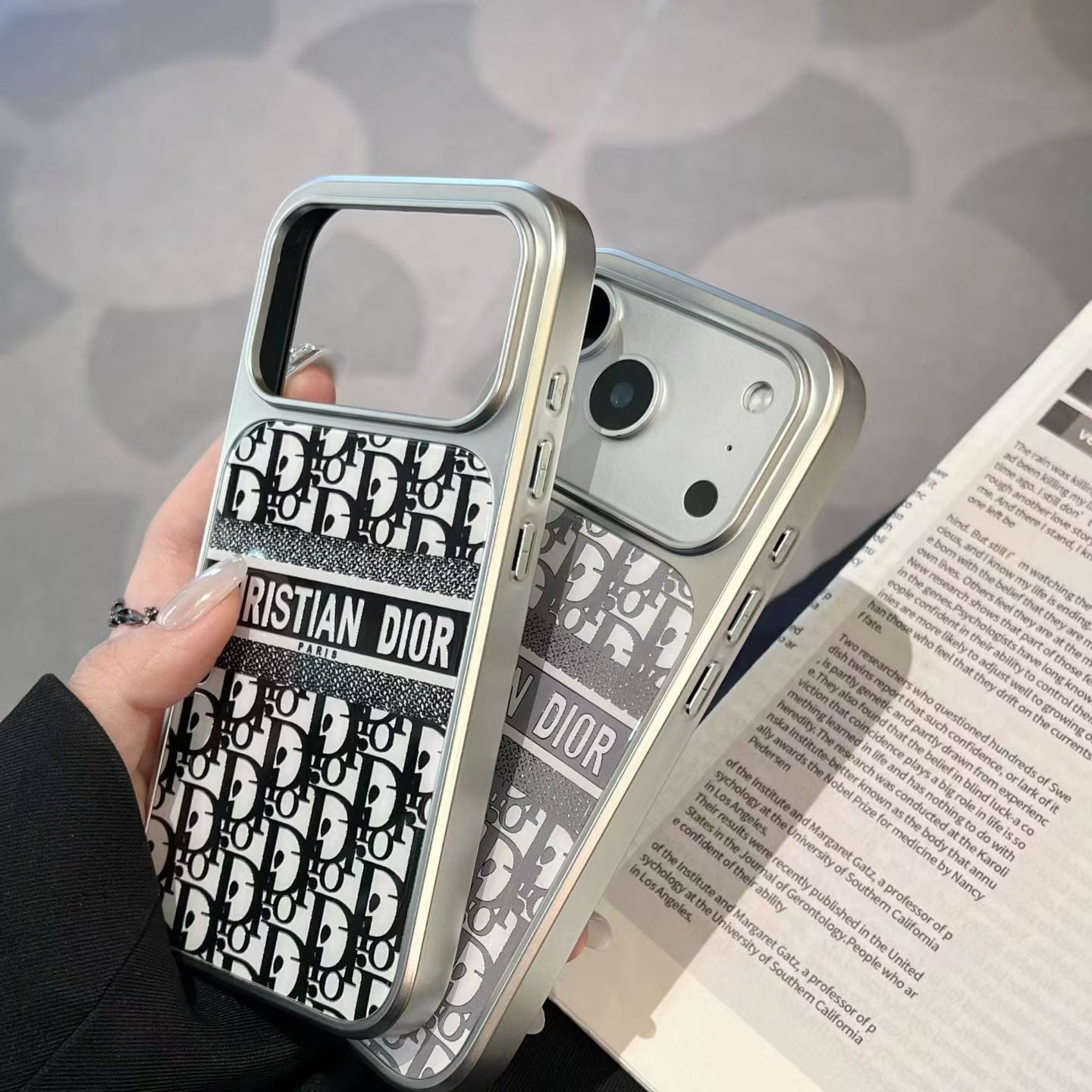 Dior Metal Phone Case - Aluminum Designer