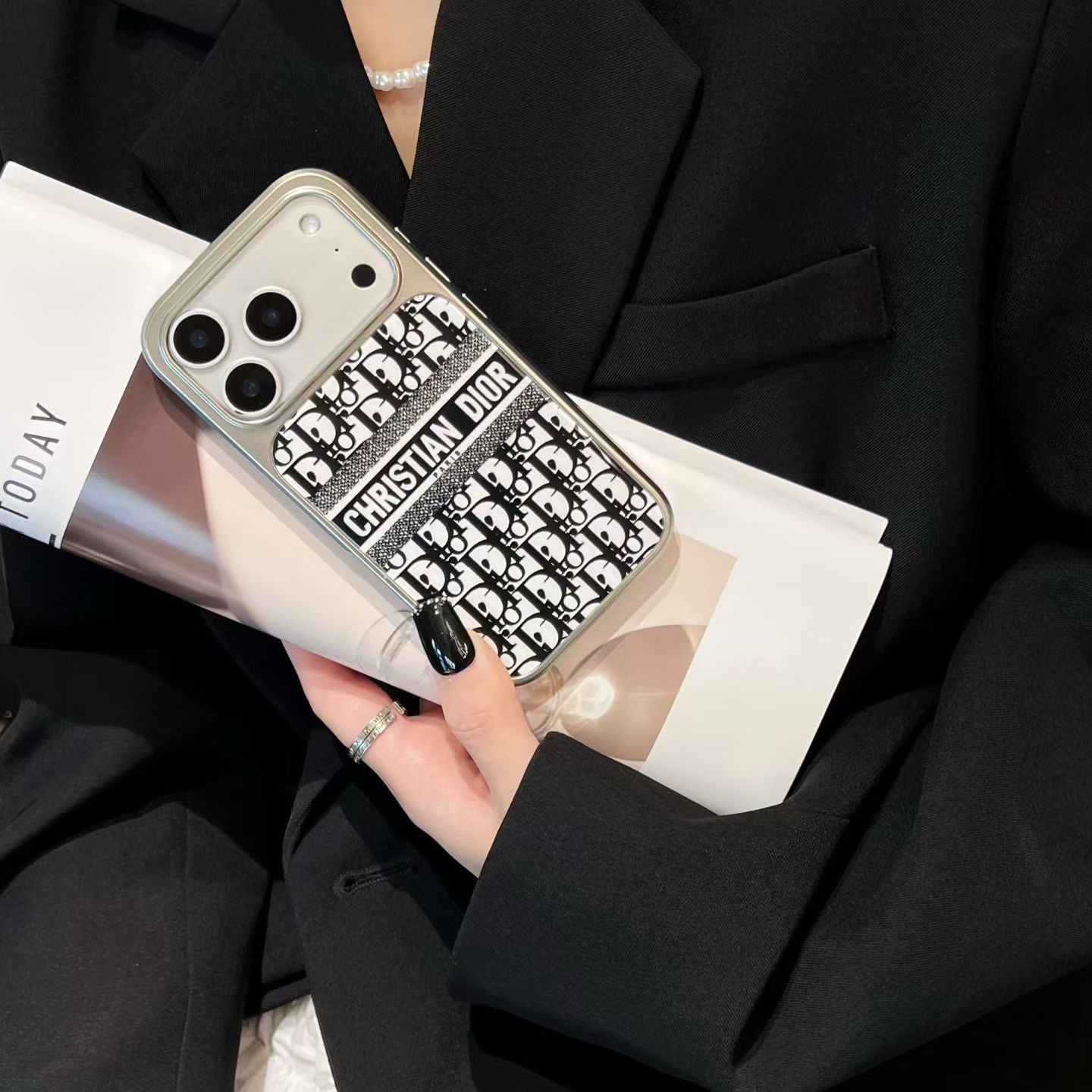 Dior Metal Phone Case - Aluminum Designer