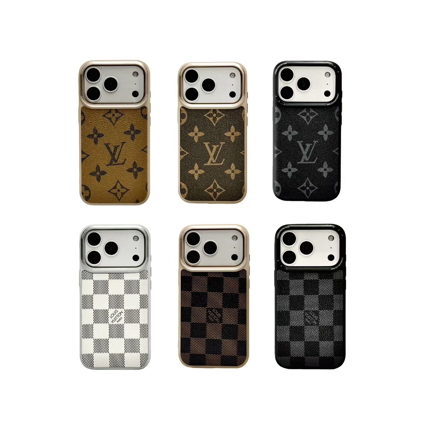 LV Cases iPhone - Premium Leather