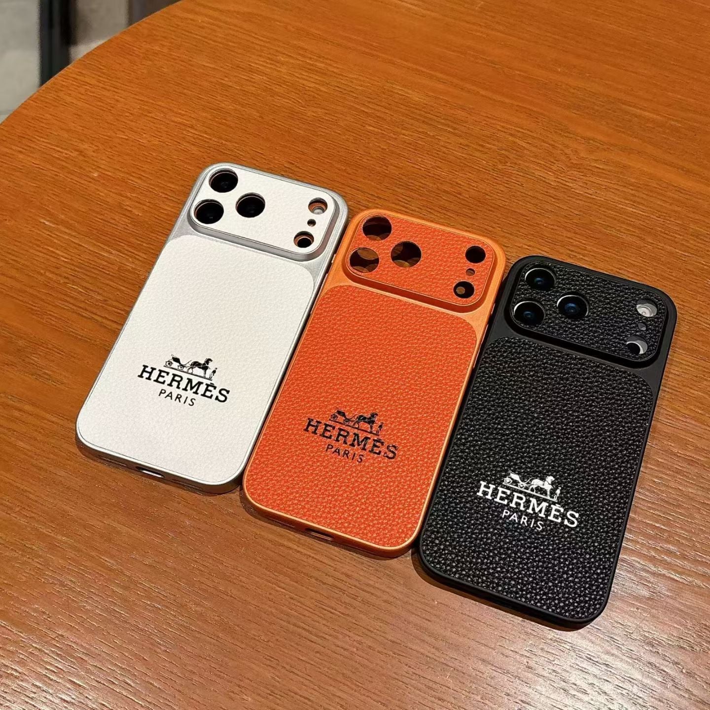 Hermès iPhone Case - Premium Leather