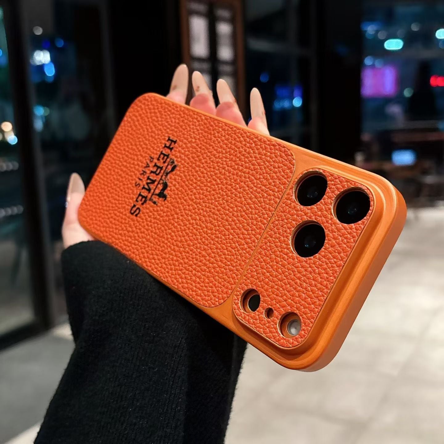 Hermès iPhone Case - Premium Leather