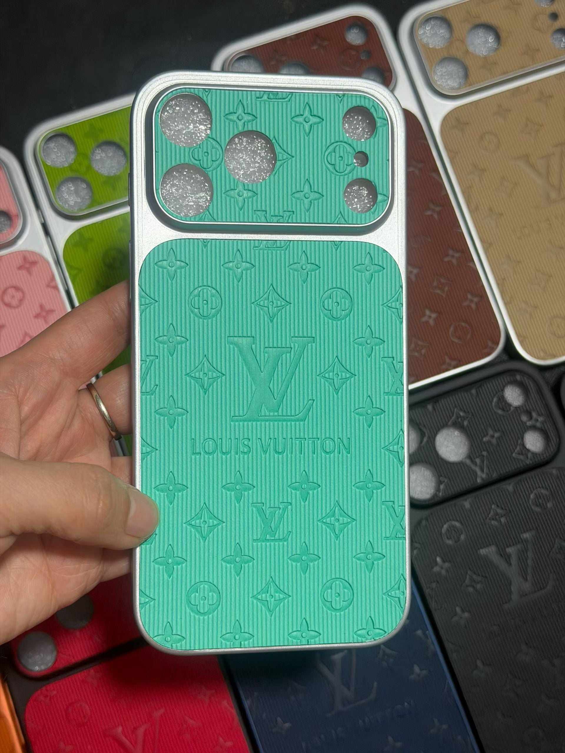 Lv Aluminum iPhone Case - Soft Protection with Vibrant Design