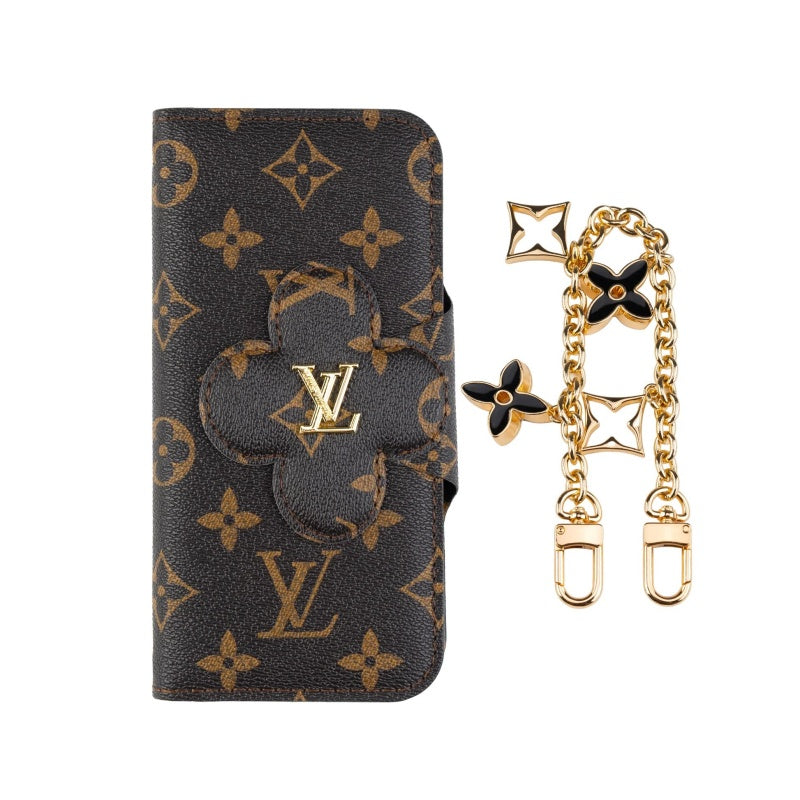 Classic Card Holder Phone Case With Chain For iPhone 14-17 Pro Max