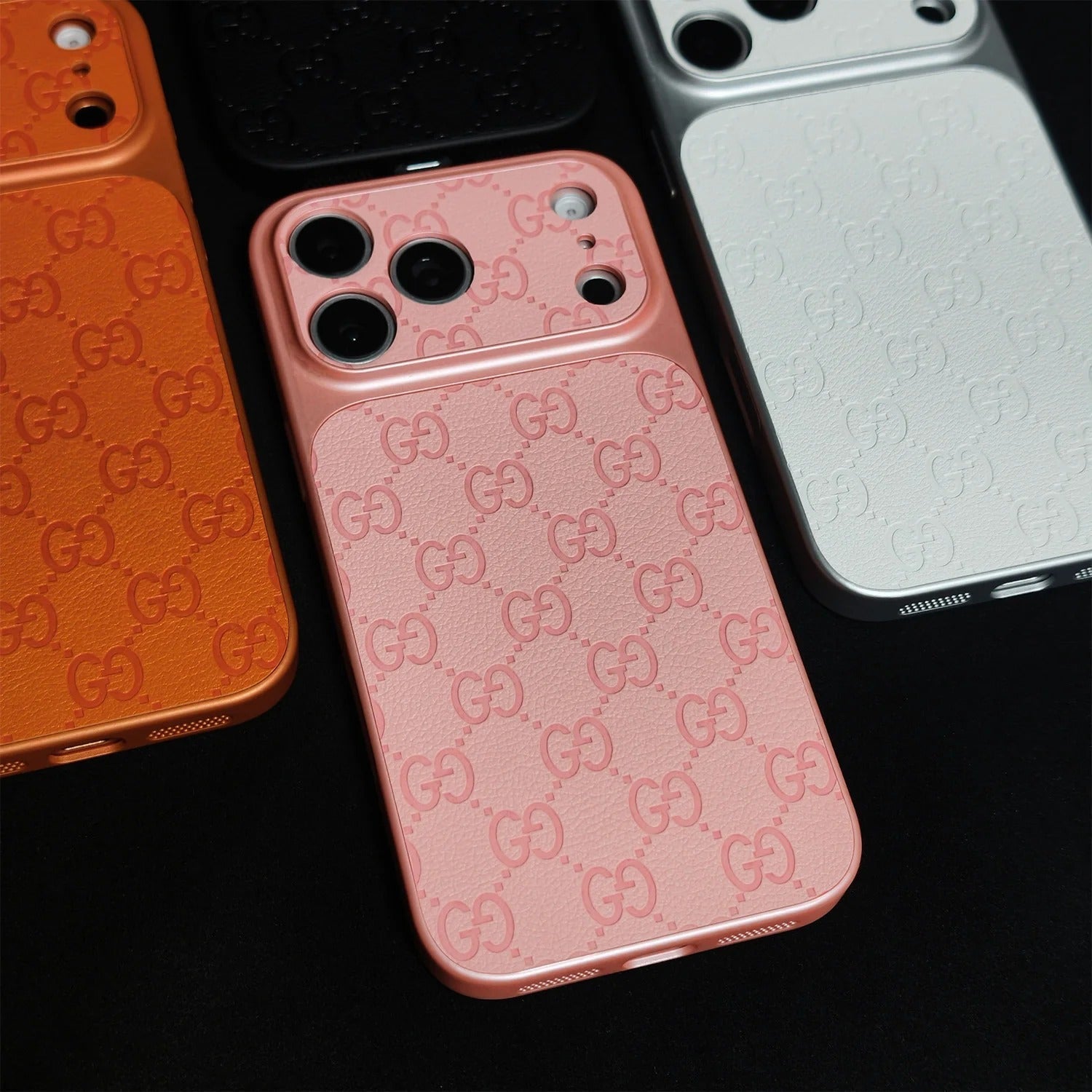 GG Monogram iPhone Case For iPhone 15-17 Pro Max