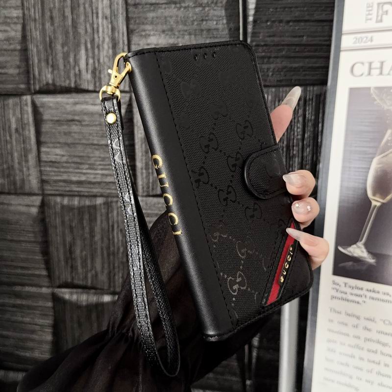 Louis Vuitton iPhone Case Wallet With Card Slots & Hand Strap For iPhone 12-17 Pro Max
