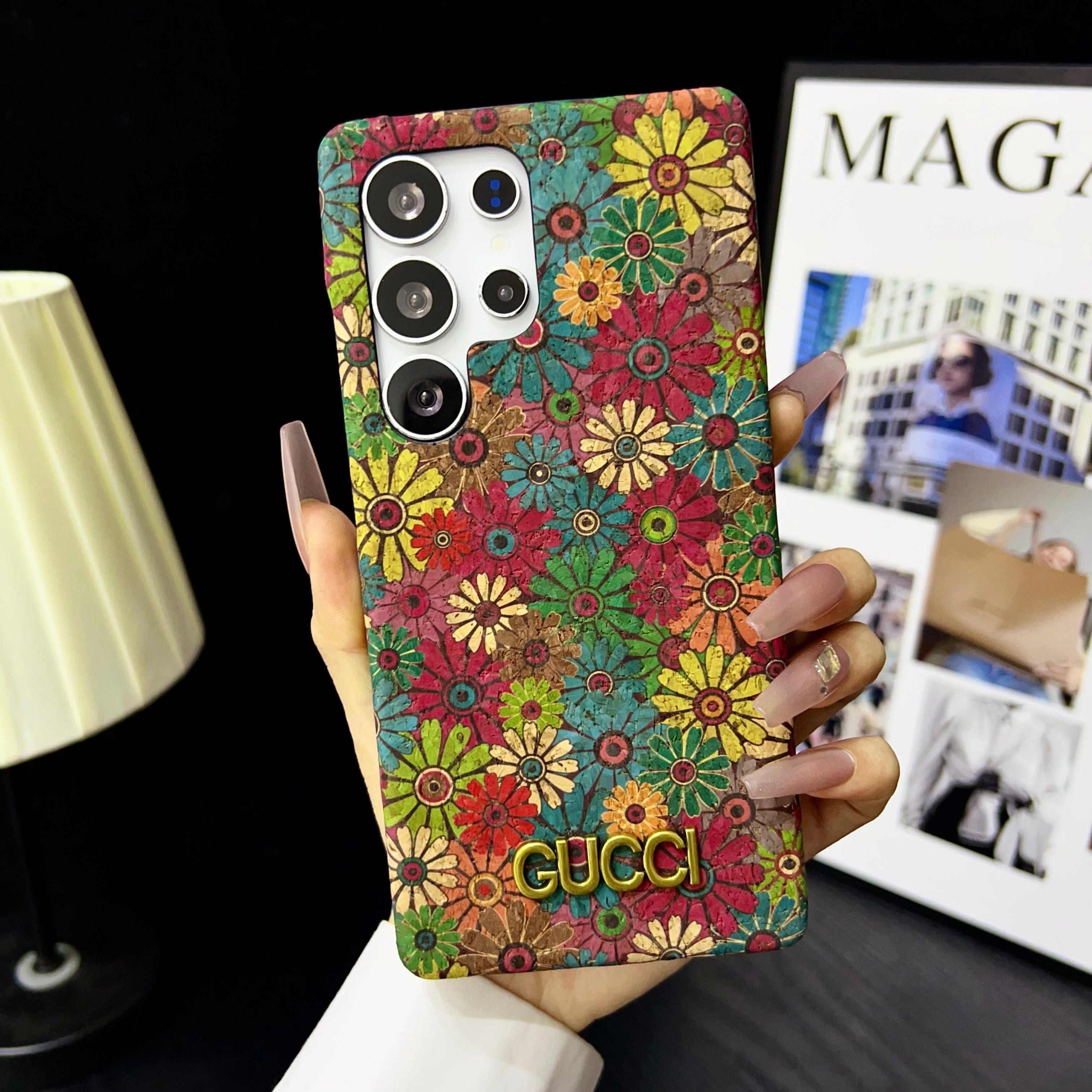 Floral gucci Case - Luxury Design