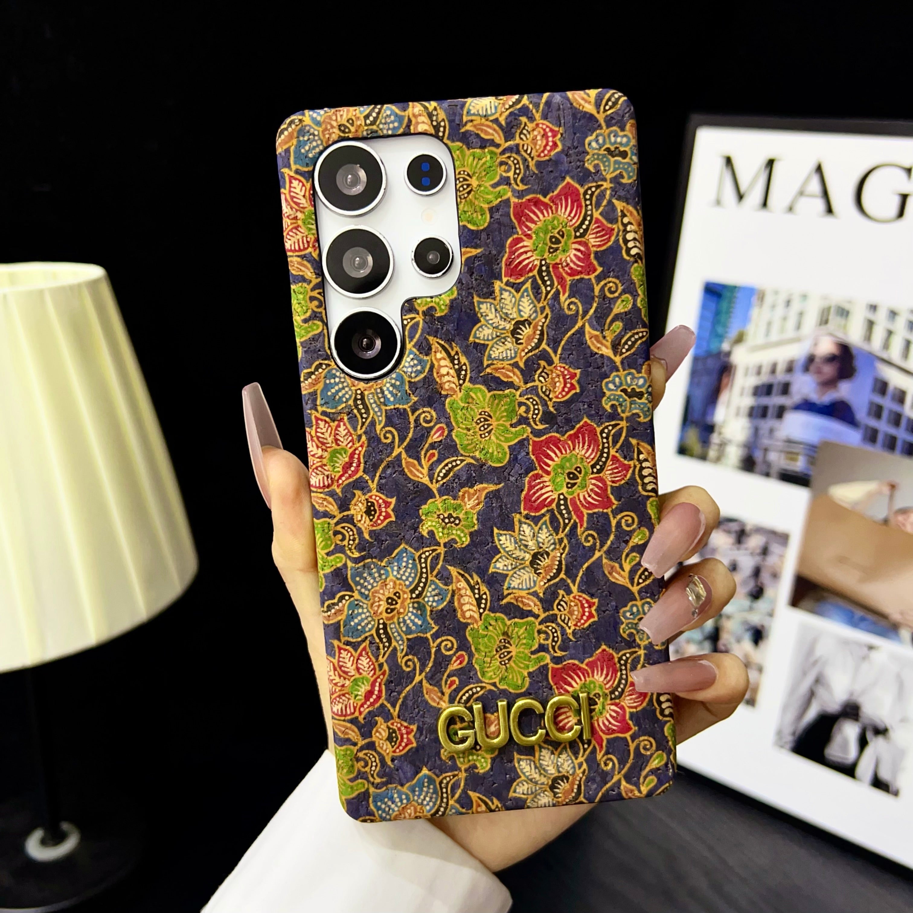 Floral gucci Case - Luxury Design