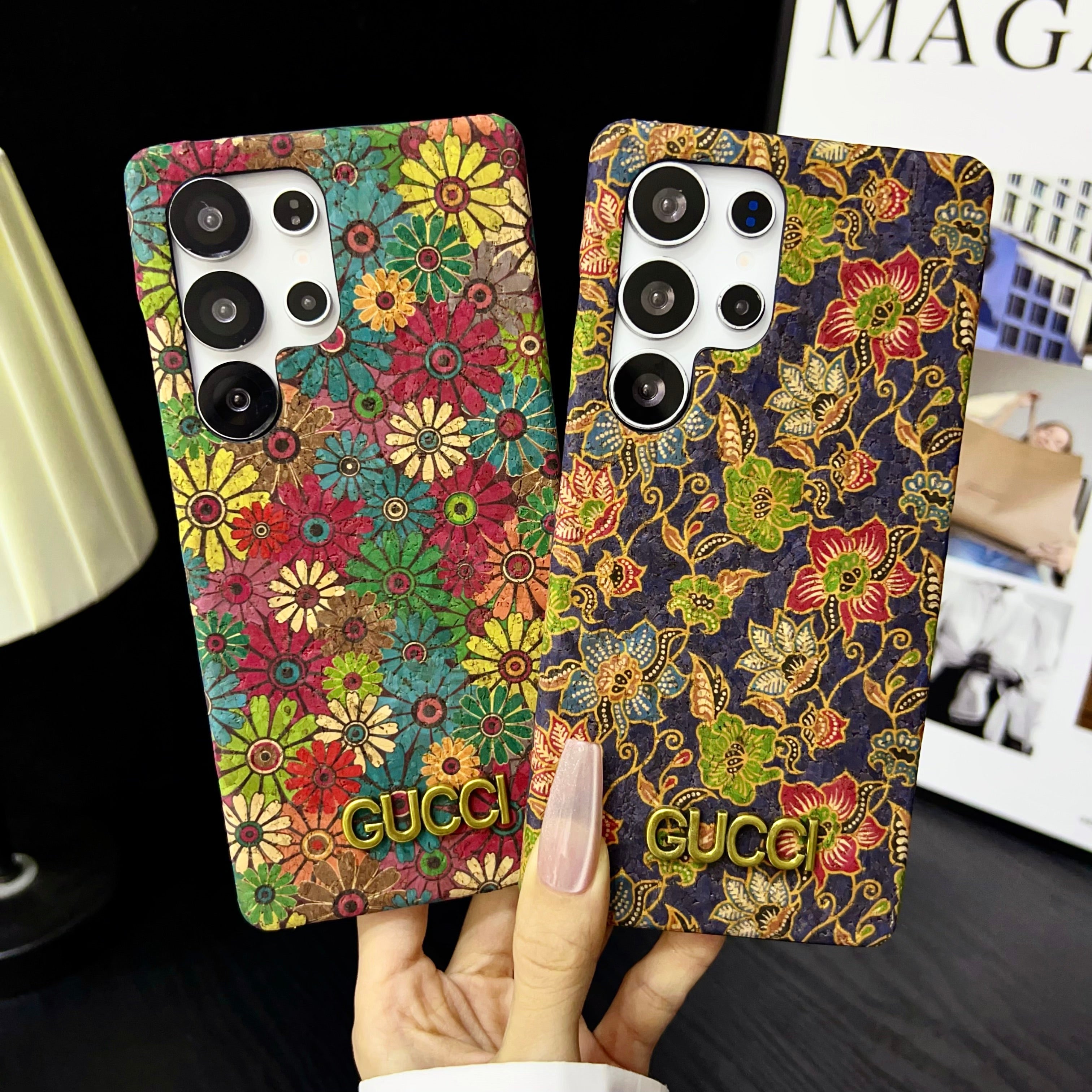 Floral gucci Case - Luxury Design