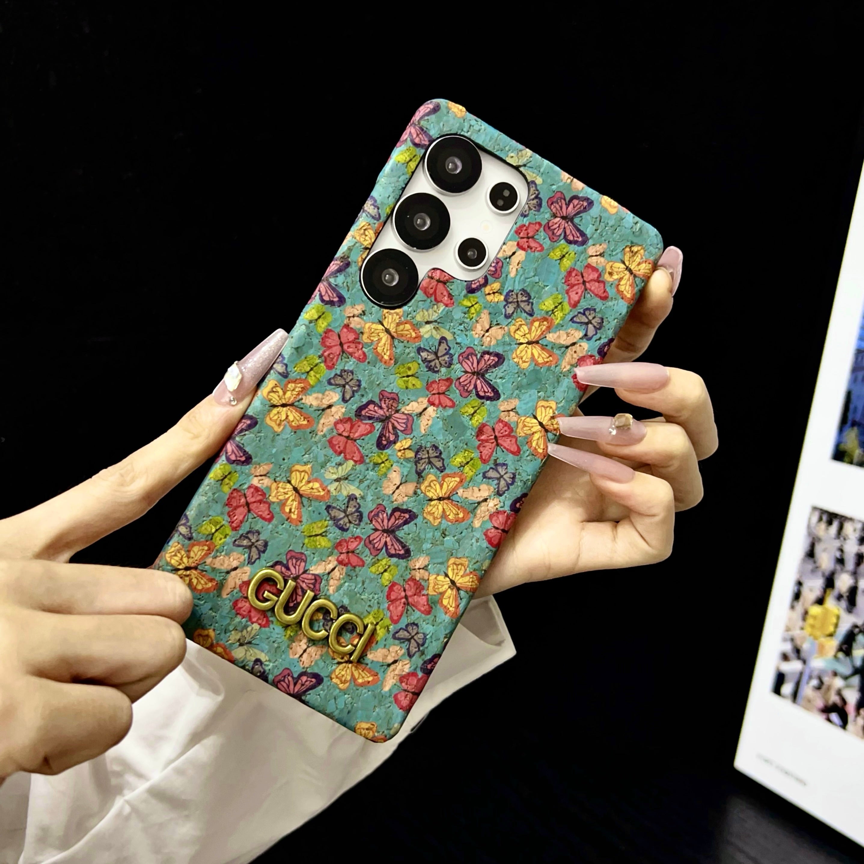 Floral gucci Case - Luxury Design