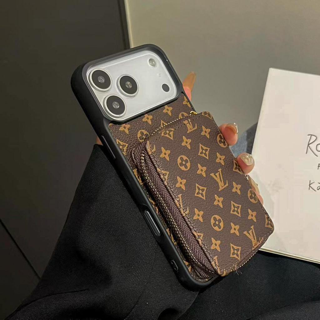 LV Zipped Wallet Phone Case For iPhone 17 Pro Max