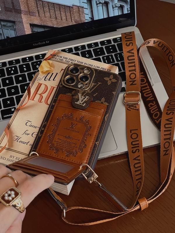 Luxury Leather Crossbody Case With Detachable Belt For iPhone 15-17 Pro Max