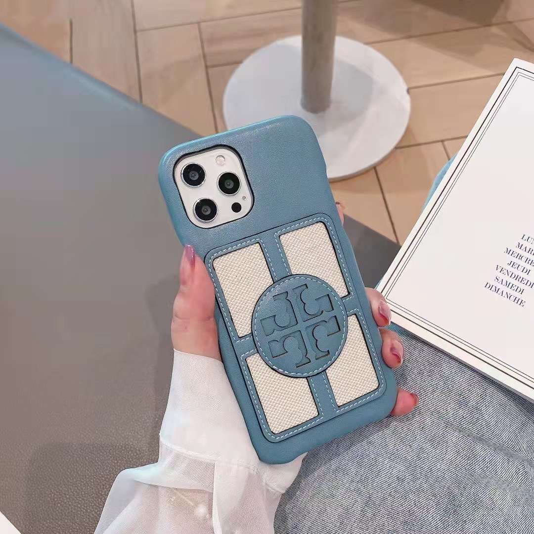 Stamped Textured Leather Case For iPhone 11-14 Pro Max