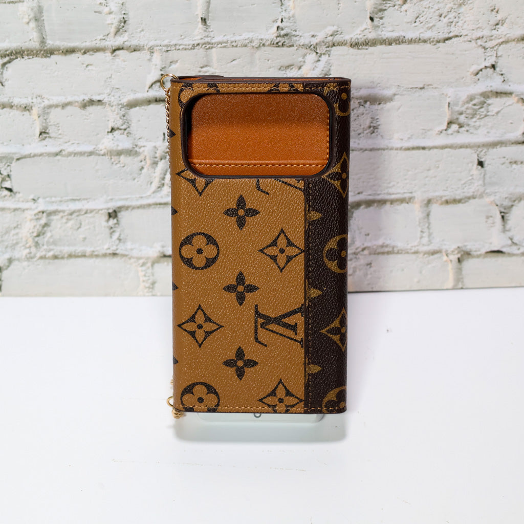 Louis Vuitton Folio Phone Case With Wallet & Crossbody Strap For iPhone 17