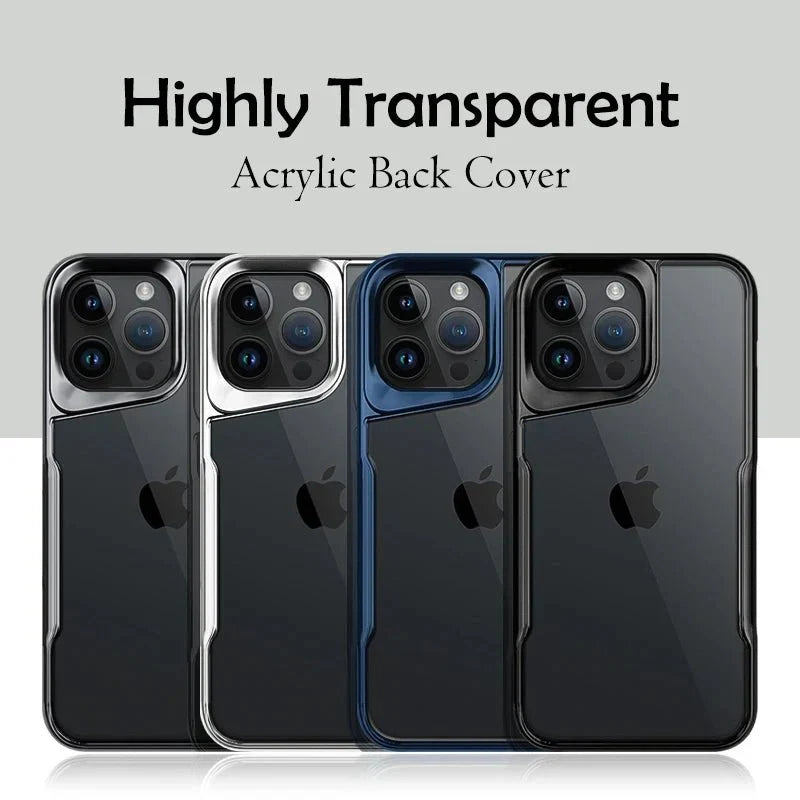 Luxury Electroplated Soft Frame Case for iPhone 13-15 Pro Max