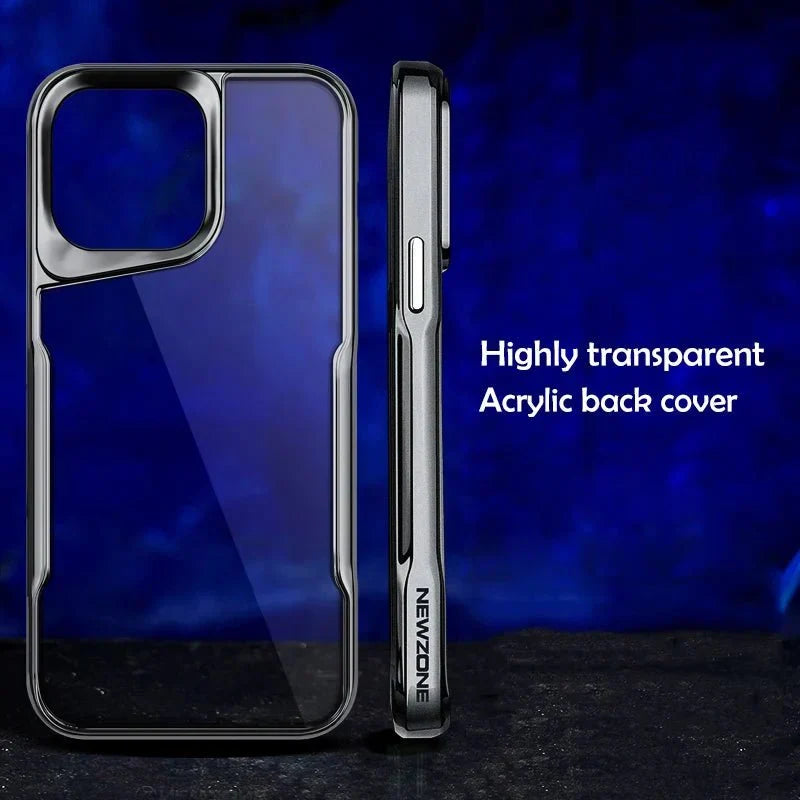 Luxury Electroplated Soft Frame Case for iPhone 13-15 Pro Max