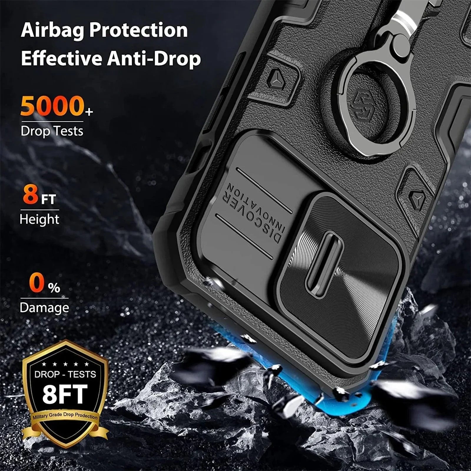 Premium Magnetic Armor Pro Case for iPhone 13-15 Pro Max