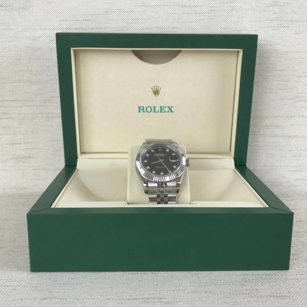 DateJust Silver & Black